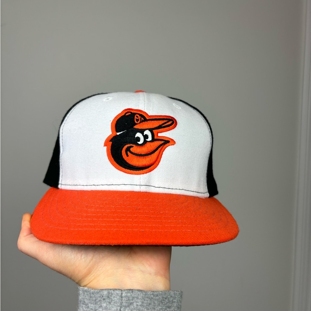 Baltimore Orioles MLB New Era 59Fifty Cap Hat Bird Low Profile Fitted Size 7‎